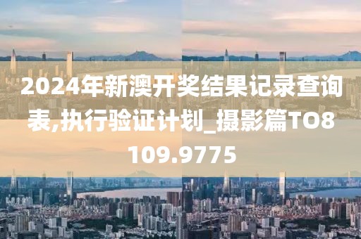 2024年新澳开奖结果记录查询表,执行验证计划_摄影篇TO8109.9775