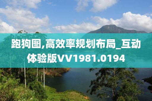 跑狗图,高效率规划布局_互动体验版VV1981.0194