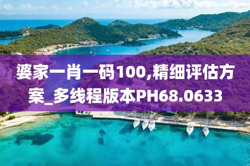 婆家一肖一码100,精细评估方案_多线程版本PH68.0633