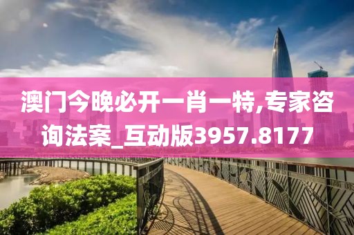 澳门今晚必开一肖一特,专家咨询法案_互动版3957.8177