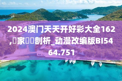 2024澳门天天开好彩大全162,專家觀點剖析_动漫改编版BI5464.751