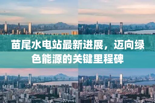 苗尾水电站最新进展，迈向绿色能源的关键里程碑