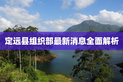 定远县组织部最新消息全面解析