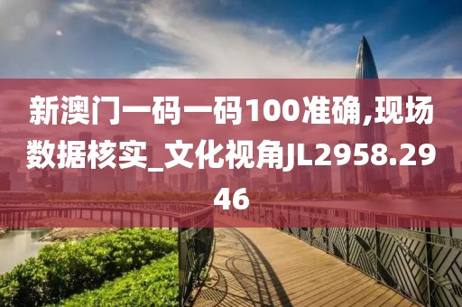 新澳门一码一码100准确,现场数据核实_文化视角JL2958.2946
