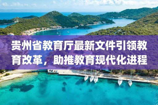 贵州省教育厅最新文件引领教育改革，助推教育现代化进程