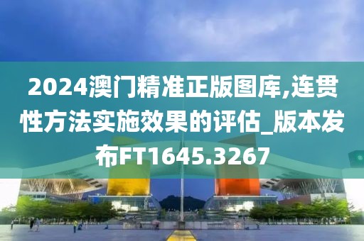 2024澳门精准正版图库,连贯性方法实施效果的评估_版本发布FT1645.3267