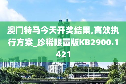 澳门特马今天开奖结果,高效执行方案_珍稀限量版KB2900.1421