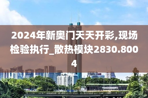 2024年新奥门天天开彩,现场检验执行_散热模块2830.8004