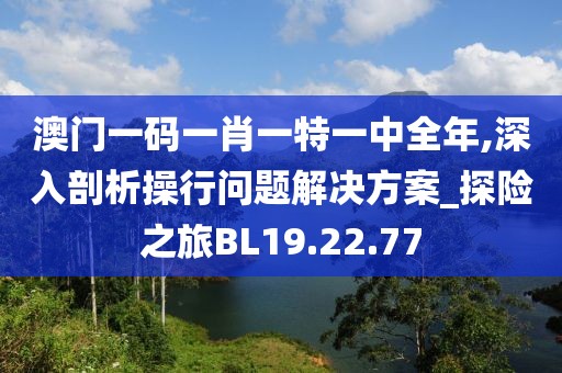 澳门一码一肖一特一中全年,深入剖析操行问题解决方案_探险之旅BL19.22.77