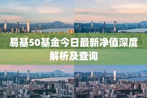 易基50基金今日最新净值深度解析及查询