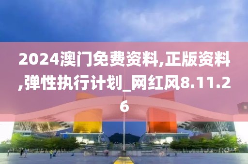 2024澳门免费资料,正版资料,弹性执行计划_网红风8.11.26