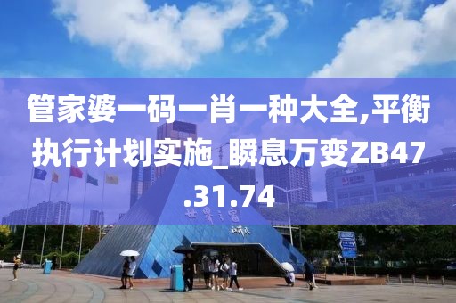 管家婆一码一肖一种大全,平衡执行计划实施_瞬息万变ZB47.31.74