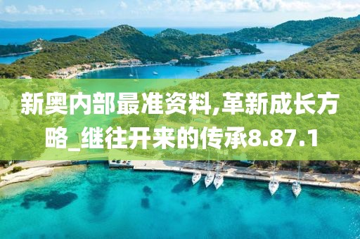新奥内部最准资料,革新成长方略_继往开来的传承8.87.1
