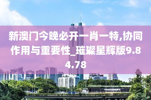 新澳门今晚必开一肖一特,协同作用与重要性_璀璨星辉版9.84.78