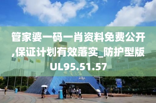 管家婆一码一肖资料免费公开,保证计划有效落实_防护型版UL95.51.57