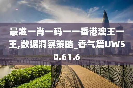 最准一肖一码一一香港澳王一王,数据洞察策略_香气篇UW50.61.6