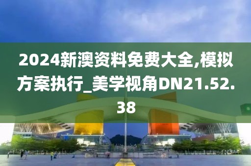2024新澳资料免费大全,模拟方案执行_美学视角DN21.52.38