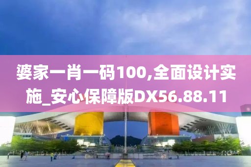 婆家一肖一码100,全面设计实施_安心保障版DX56.88.11
