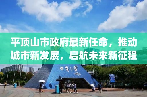 平顶山市政府最新任命，推动城市新发展，启航未来新征程