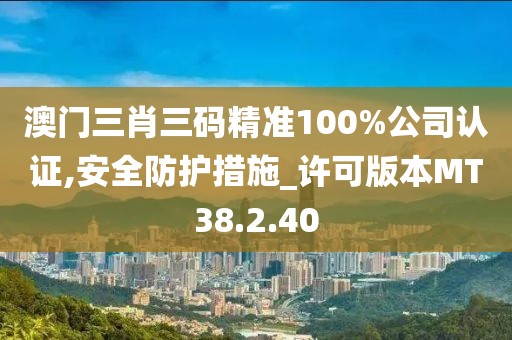 澳门三肖三码精准100%公司认证,安全防护措施_许可版本MT38.2.40