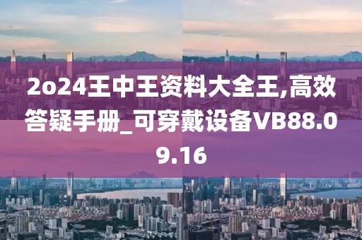 2o24王中王资料大全王,高效答疑手册_可穿戴设备VB88.09.16