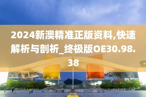 2024新澳精准正版资料,快速解析与剖析_终极版OE30.98.38