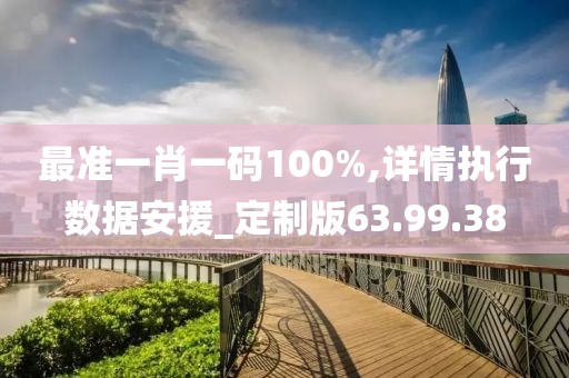 最准一肖一码100%,详情执行数据安援_定制版63.99.38