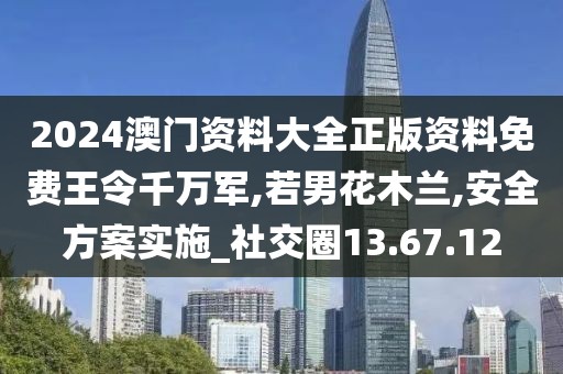 2024澳门资料大全正版资料免费王令千万军,若男花木兰,安全方案实施_社交圈13.67.12