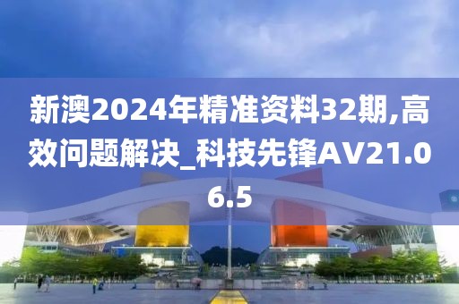 新澳2024年精准资料32期,高效问题解决_科技先锋AV21.06.5