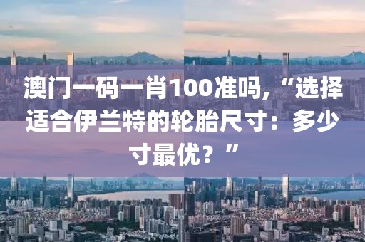 澳门一码一肖100准吗,“选择适合伊兰特的轮胎尺寸：多少寸最优？”