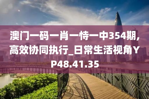 澳门一码一肖一恃一中354期,高效协同执行_日常生活视角YP48.41.35