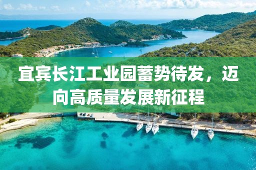 宜宾长江工业园蓄势待发，迈向高质量发展新征程