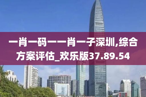 一肖一码一一肖一子深圳,综合方案评估_欢乐版37.89.54