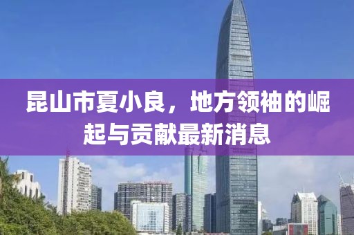 昆山市夏小良，地方领袖的崛起与贡献最新消息