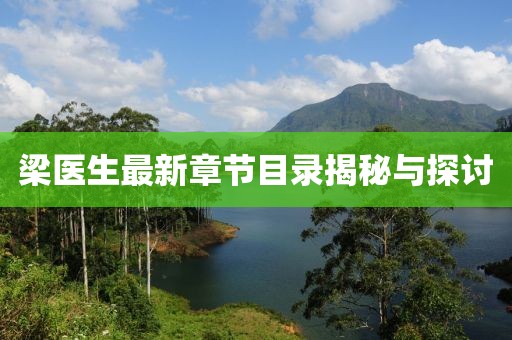 梁医生最新章节目录揭秘与探讨