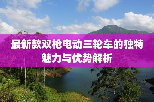 最新款双枪电动三轮车的独特魅力与优势解析