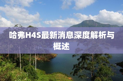 哈弗H4S最新消息深度解析与概述