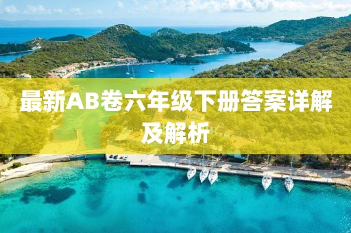 最新AB卷六年级下册答案详解及解析