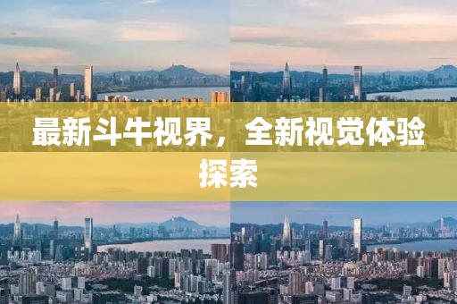 最新斗牛视界，全新视觉体验探索