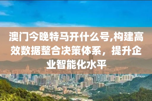 澳门今晚特马开什么号,构建高效数据整合决策体系，提升企业智能化水平