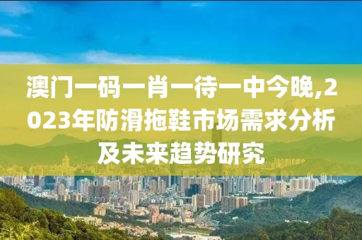 澳门一码一肖一待一中今晚,2023年防滑拖鞋市场需求分析及未来趋势研究