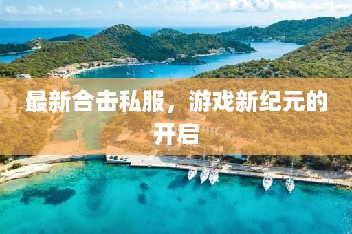 最新合击私服，游戏新纪元的开启