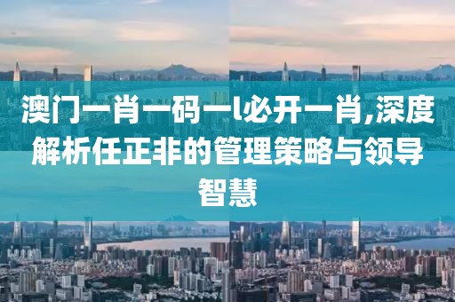 澳门一肖一码一l必开一肖,深度解析任正非的管理策略与领导智慧