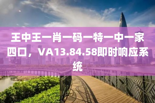 王中王一肖一码一特一中一家四口，VA13.84.58即时响应系统