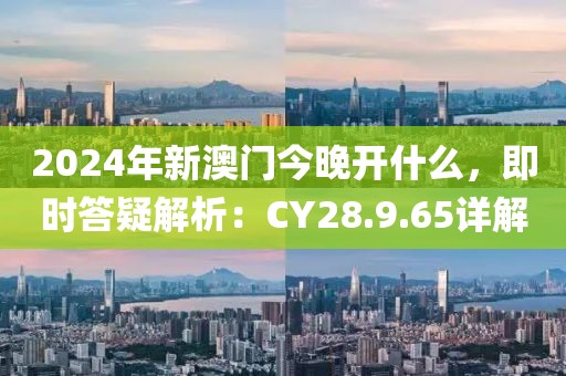 2024年新澳门今晚开什么，即时答疑解析：CY28.9.65详解