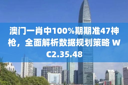 澳门一肖中100%期期准47神枪，全面解析数据规划策略 WC2.35.48