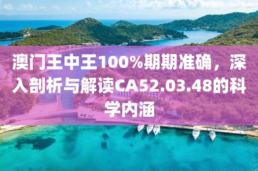 澳门王中王100%期期准确，深入剖析与解读CA52.03.48的科学内涵