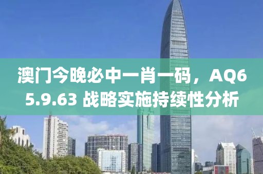 澳门今晚必中一肖一码，AQ65.9.63 战略实施持续性分析