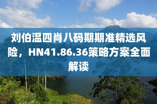 刘伯温四肖八码期期准精选风险，HN41.86.36策略方案全面解读