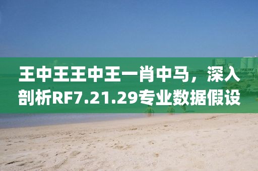 王中王王中王一肖中马，深入剖析RF7.21.29专业数据假设